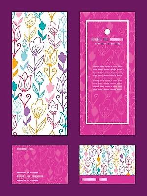 EPS 해외이미지 패턴 일러스트 세로 세트 신용카드 감사 초대 해외202004 해외일러스트 감정 무늬 금융 파일형식 벡터 이미지허브