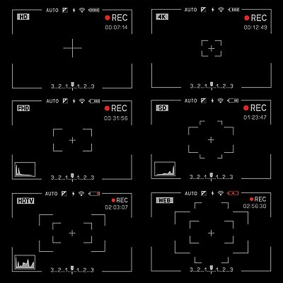 EPS 해외이미지 일러스트 프레임 사람없음 촬영 영상 녹화 해외202004 해외일러스트 파일형식 벡터 이미지허브
