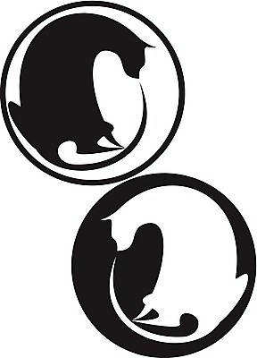 EPS 해외이미지 디자인 백그라운드 일러스트 반려동물 검은색 고양이 흰색 원형 아바타 해외202004 해외일러스트 도형 동물 컬러 포유류 파일형식 벡터 이미지허브