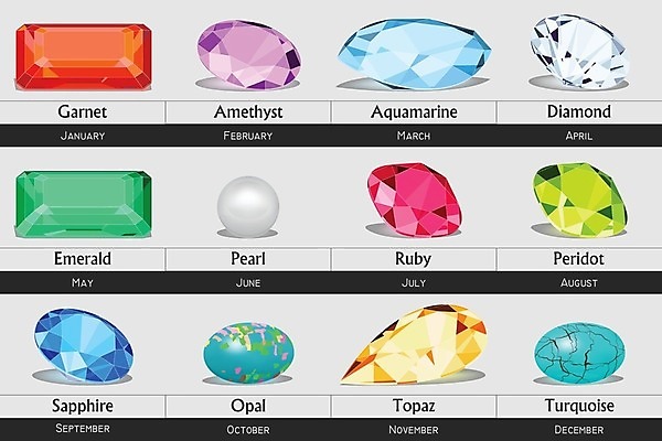 EPS 해외이미지 쿠션 일러스트 빨간색 초록색 파란색 빛 세트 3D 12월 4월 9월 11월 5월 보석 자르기 수집 에메랄드 다이아몬드 보물 1월 8월 10월 2월 가넷 고립 루비 사파이어 터키석 해외202004 해외일러스트 컬러 모션 날짜 광석 디지털합성 파일형식 벡터 이미지허브
