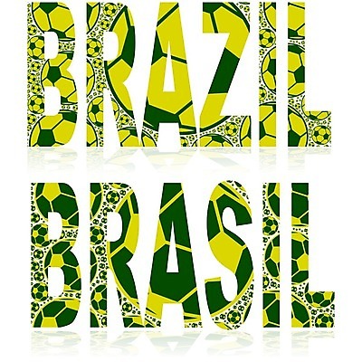 EPS 해외이미지 스포츠 컨셉 일러스트 공 아이디어 그래픽 초록색 단어 노란색 축구 뜨거움 남아메리카 합성 브라질 해외202004 해외일러스트 문자 컬러 아메리카 구기 파일형식 벡터 이미지허브