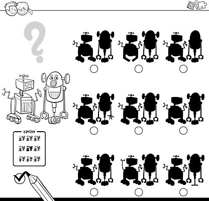 EPS 해외이미지 모양 캐릭터 디자인 교육 실루엣 어린이 일러스트 동화 흑백 그림자 경기 취미 그래픽 책 유치원 과학기술 게임 퍼즐 어플리케이션 만화 로봇 검색 그림 페이지 공상 안드로이드 해결 발견 색칠공부 해외202004 해외일러스트 일러캐릭터 스포츠 놀이 기술 촬영기법 사람 학습 색칠 파일형식 벡터 이미지허브