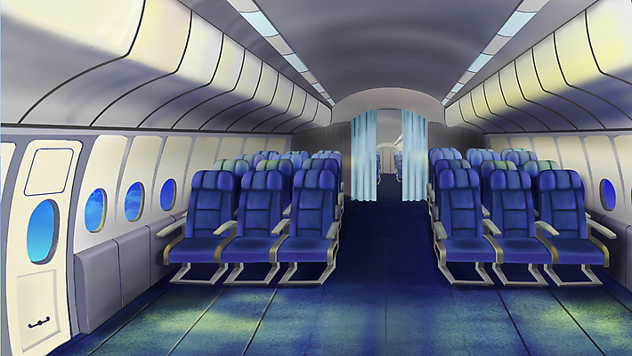 포토 JPG 해외이미지 백그라운드 일러스트 비행기 실내 사람없음 야외 파란색 만화 제트기 해외202004 해외포토 컬러 항공교통 대중교통 내부 파일형식 이미지허브