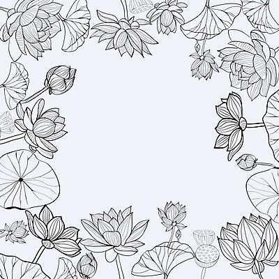 EPS 해외이미지 식물 손 디자인 꽃 선 백그라운드 꽃무늬 일러스트 자연 추상 프레임 흑백 연꽃 미술 그래픽 장식 물 정원 검은색 수확 흰색 신용카드 백합 스케치 그림 내추럴 고립 스타일 해외202004 해외일러스트 자연요소 컬러 무늬 농업 문화예술 촬영기법 신체부위 금융 생태계 파일형식 벡터 이미지허브