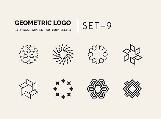 EPS 해외이미지 문양 디자인 선 일러스트 추상 사람없음 세트 사각형 심볼 라인아트 심플 마름모 지오메트릭 해외202004 해외일러스트 도형 무늬 파일형식 벡터 이미지허브