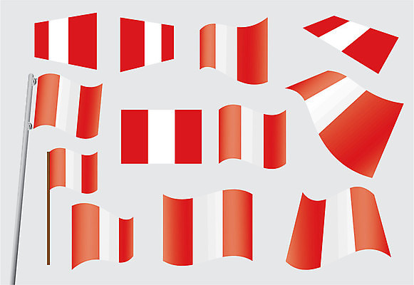 EPS 해외이미지 배너 일러스트 목재 빨간색 세트 금속 흰색 깃발 남아메리카 수집 심볼 사인 깃대 고립 페루 표준 정확 해외202004 해외일러스트 나무 컬러 컨셉 재료 재질 아메리카 파일형식 벡터 이미지허브