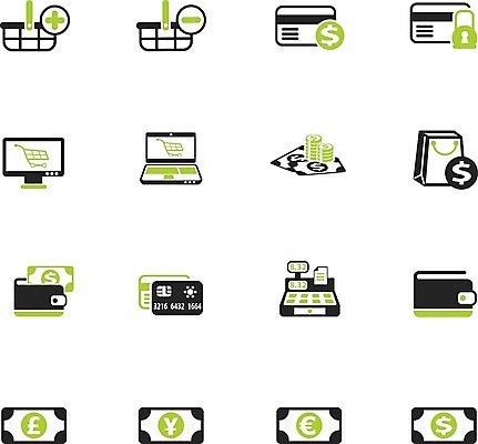 EPS 해외이미지 돈 일러스트 초록색 바구니 달러 모니터 동전 공책 유로 신용카드 지갑 플러스 심볼 잠금 파운드 전자상거래 포스기 해외202004 해외일러스트 기호 컬러 문구용품 금융 컴퓨터 기계 재산 보안 파일형식 벡터 이미지허브
