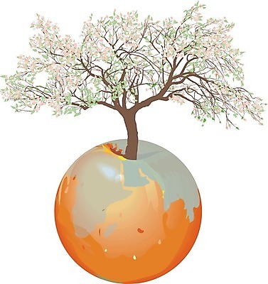 EPS 해외이미지 나무 식물 꽃 일러스트 자연 추상 풍경 그래픽 환경 정원 사과 마법 환상 해외202004 해외일러스트 컨셉 무늬 과일 생태계 파일형식 벡터 이미지허브