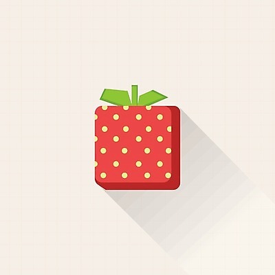 EPS 해외이미지 디자인 일러스트 딸기 디저트 사람없음 빨간색 해외202004 해외일러스트 음식 컬러 과일 파일형식 벡터 이미지허브