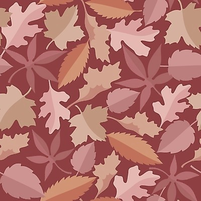 EPS 해외이미지 백그라운드 잎 패턴 일러스트 빨간색 타일 해외202004 해외일러스트 식물 컬러 무늬 파일형식 벡터 이미지허브