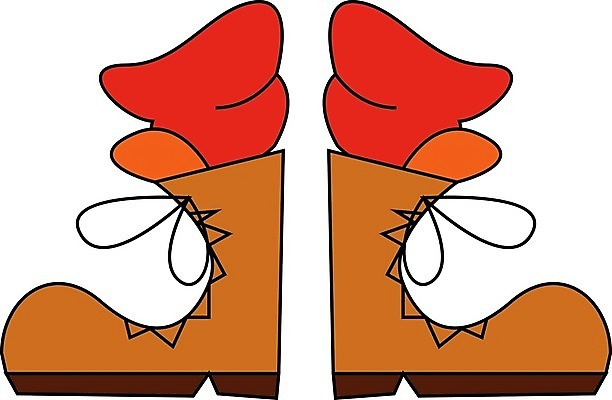 EPS 해외이미지 옷 신발 일러스트 부츠 야외 빨간색 갈색 트래킹 하이킹 장비 쌍 그림 군용 양발 운동화끈 스타일 해외202004 해외일러스트 컬러 레저 군대 끈 파일형식 벡터 이미지허브