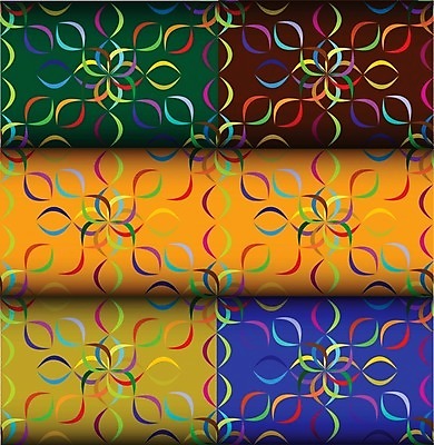 EPS 해외이미지 모양 디자인 꽃 백그라운드 패턴 일러스트 벽지 추상 그래픽 장식 컬러풀 직물 8 팩 해외202004 해외일러스트 식물 컬러 무늬 숫자 화장품 파일형식 벡터 이미지허브