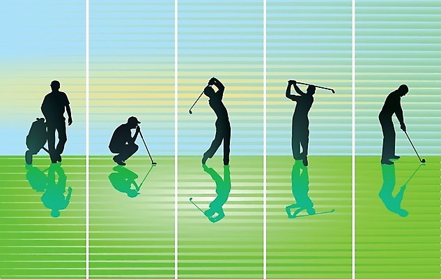 EPS 해외이미지 실루엣 스포츠 백그라운드 골프 일러스트 사람 세트 경쟁 도전 게임 목표 골프티 때리기 스트라이크 플레이어 해외202004 해외일러스트 컨셉 모션 놀이 골프용품 촬영기법 구기 파일형식 벡터 이미지허브