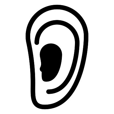 EPS 해외이미지 파도 일러스트 비즈니스 사람 그래픽 검은색 침묵 소리 듣기 도움 감각 오르간 심볼 사인 귀 시끄러움 청각 고립 해외202004 해외일러스트 바다 컬러 컨셉 모션 신체부위 건반악기 파일형식 벡터 이미지허브