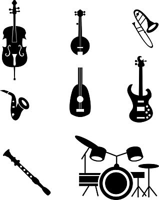 EPS 해외이미지 클립아트 디자인 실루엣 음악 일러스트 그래픽 세트 검은색 흰색 기구 기타 도구 악단 색소폰 드럼 첼로 오케스트라 고립 녹음기 놋쇠 뮤지컬 베이스 엘리먼트 해외202004 해외일러스트 컬러 현악기 문화예술 타악기 촬영기법 목관악기 파일형식 벡터 녹음_기록 찰현악기 이미지허브