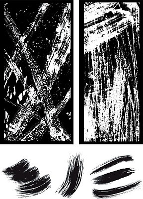 EPS 해외이미지 디자인 백그라운드 패턴 일러스트 상상 추상 잉크 흑백 창조 미술 그래픽 세트 페인트 붓 판넬 스케치 수집 그림 질감 손그림 그런지 엘리먼트 쓰다듬기 해외202004 해외일러스트 무늬 모션 문화예술 촬영기법 파일형식 벡터 이미지허브