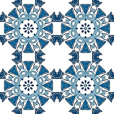 EPS 해외이미지 전통 디자인 패턴 일러스트 벽지 추상 장식 파란색 흰색 포르투갈 타일 묘사 정사각형 모자이크 스페인어 아라베스크 엘리먼트 튀니지 해외202004 해외일러스트 도형 유럽 컬러 무늬 아프리카 파일형식 벡터 이미지허브