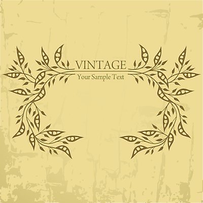 EPS 해외이미지 식물 꽃 백그라운드 잎 꽃무늬 곡선 일러스트 프레임 사람없음 해외202004 해외일러스트 선 무늬 파일형식 벡터 이미지허브