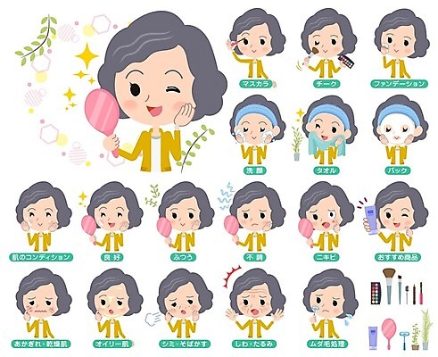 EPS 해외이미지 캐릭터 여자 얼굴 일러스트 엄마 미소 사람 수건 노란색 유행 얼룩 주름 중앙 상품 마스카라 주부 면도 추천 스킨케어 주근깨 노화 해외202004 해외일러스트 일러캐릭터 컬러 컨셉 가족 모션 표정 신체부위 위생용품 뷰티 화장품 점 파일형식 벡터 이미지허브