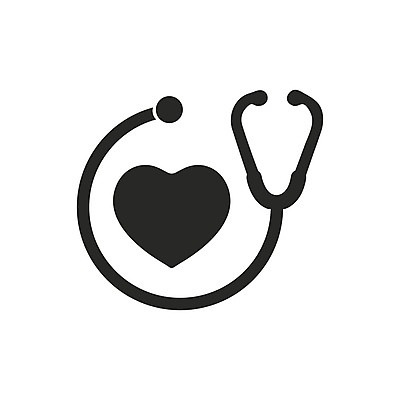 EPS 해외이미지 일러스트 청진기 건강 하트 심볼 돌봄 해외202004 해외일러스트 모양 의료기기 모션 파일형식 벡터 이미지허브