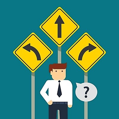 EPS 해외이미지 직업 길 백그라운드 컨셉 일러스트 비즈니스 성공 화살 사람 도전 흰색 비즈니스맨 선택 계획 방향 교차로 심볼 사인 옵션 문제 방법 혼란 해외202004 해외일러스트 남자 컬러 직장인 파일형식 벡터 이미지허브