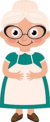 EPS 해외이미지 안경 할머니 일러스트 슬리퍼 종류 앞치마 회색 해외202004 해외일러스트 잡화 여자 노년 컬러 신발 파일형식 벡터 이미지허브