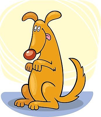 EPS 해외이미지 행복 컨셉 일러스트 장난 포유류 놀이 미술 서기 미소 앉기 그래픽 반려동물 노란색 유머 개 만화 혀 스마트 그림 꼬리 코믹 송곳니 기르기 유래 캐리커처 해외202004 해외일러스트 동물 감정 컬러 모션 문화예술 표정 입 치아 돌봄 파일형식 벡터 이미지허브