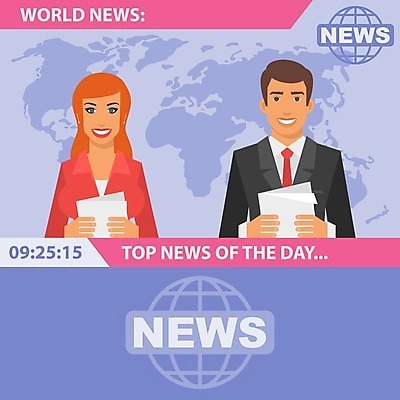 EPS 해외이미지 캐릭터 디자인 종이 지도 일러스트 텍스트 미술 사람 정장 그래픽 세트 세계 정보 뉴스 플랫 만화 오브젝트 클립 리포터 캐리커처 프로그램 선두 해외202004 해외일러스트 일러캐릭터 직업 옷 문화예술 그림 파일형식 벡터 이미지허브