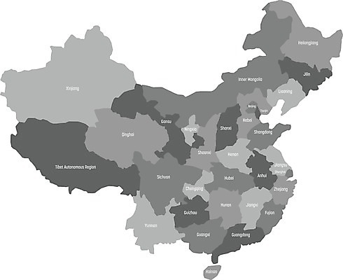 EPS 해외이미지 디자인 아시아 여행 백그라운드 지도 일러스트 관리 동양인 라벨 중국 회색 흰색 도시 이름 상하이 그늘 대만 윤곽 지형 베이징 지역 동쪽 홍콩 공화국 마카오 분할 지리 해외202004 해외일러스트 나라 컬러 프레임 인종 방향 파일형식 벡터 이미지허브
