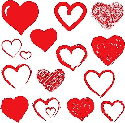 EPS 해외이미지 일러스트 사랑 사람없음 빨간색 하트 해외202004 해외일러스트 모양 감정 컬러 파일형식 벡터 이미지허브