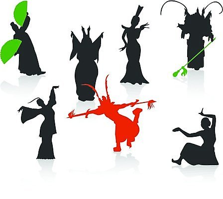EPS 해외이미지 실루엣 아시아 문화 일러스트 모션 그림자 사람 동양인 장식 검은색 중국 공연 댄서 춤 부채 깃털 동쪽 고립 오페라 전국 해외202004 해외일러스트 직업 나라 컬러 문화예술 촬영기법 인종 이벤트 방향 파일형식 벡터 이미지허브