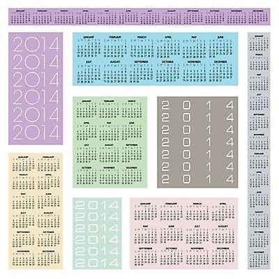 EPS 해외이미지 계절 일러스트 미래 새로움 컬러풀 사무실 다이어리 시간 일주일 날짜 잡지 계획표 연도 2014년 주말 월 해외202004 해외일러스트 컬러 컨셉 비즈니스 간행물 사무용품 계획 파일형식 벡터 이미지허브