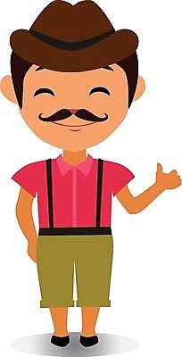 EPS 해외이미지 캐릭터 남자 행복 얼굴 백그라운드 일러스트 미소 웃음 사람 성인 흰색 플랫 시원함 만화 심볼 멜빵 콧수염 활기 이모티콘 고립 마스코트 아바타 미니멀리스트 해외202004 해외일러스트 일러캐릭터 잡화 감정 컬러 컨셉 수염 표정 신체부위 파일형식 벡터 이미지허브