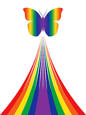 EPS 해외이미지 모양 나비 무지개 오렌지 일러스트 미술 빨간색 초록색 파란색 노란색 제비꽃 그림 고립 스펙트럼 해외202004 해외일러스트 자연요소 꽃 컬러 곤충 과일 문화예술 파일형식 벡터 이미지허브