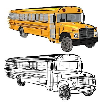 EPS 해외이미지 교육 어린이 여행 일러스트 학교 교통시설 자동차 거리 버스 안전 노란색 운전 도시 승차 만화 스케치 그림 복고 승객 커뮤니티 일반 고립 구성 그만 자동 해외202004 해외일러스트 육상교통 컬러 교통 모션 대중교통 미술 사람 시설 파일형식 벡터 이미지허브