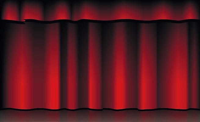 EPS 해외이미지 백그라운드 날개 일러스트 빨간색 무대 커튼 극장 복고 예술가 장면 발판 벨벳 해외202004 해외일러스트 컬러 실크 파일형식 벡터 이미지허브
