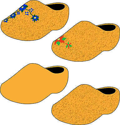 EPS 해외이미지 전통 신발 일러스트 발 덴마크 목재 네덜란드 스칸디나비아 해외202004 해외일러스트 나무 유럽 재료 북유럽 신체부위 파일형식 벡터 이미지허브