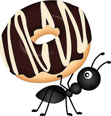 EPS 해외이미지 클립아트 식물 동물 음식 곤충 일러스트 자연 노동자 그래픽 소풍 식사 도넛 달콤 맛 만화 먹기 개미 고립 해외202004 해외일러스트 직업 컨셉 모션 디저트 야외활동 생태계 파일형식 벡터 이미지허브