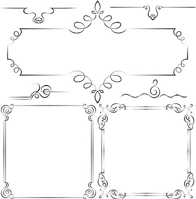 EPS 해외이미지 디자인 일러스트 프레임 사람없음 세트 사각형 해외202004 해외일러스트 도형 파일형식 벡터 이미지허브