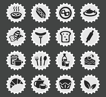 EPS 해외이미지 접시 디자인 커피 음료 음식 빵 장갑 잎 과일 일러스트 딸기 피자 어류 요리 컵 세트 케이크 주방 요리사 검은색 초밥 햄버거 칵테일 소시지 칼 냄비 찻주전자 난로 사인 비커 밀대 스파이크 해외202004 해외일러스트 식물 직업 식기 잡화 컬러 주전자 주방용품 디저트 주류 패스트푸드 서양음식 실험기구 수중동물 가공식품 솥 난방기 일본음식 파일형식 벡터 이미지허브