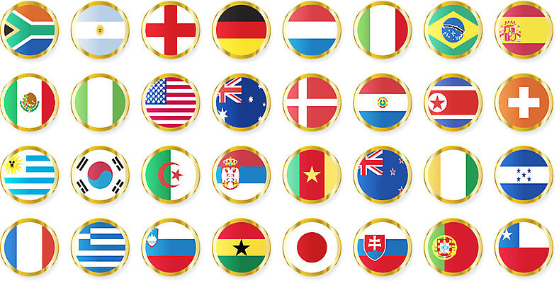 EPS 해외이미지 여행 스티커 일러스트 아프리카 잉글랜드 멕시코 한국 독일 덴마크 컵 세트 세계 일본 축구 미국 이탈리아 프랑스 깃발 그룹 스페인 황금 호주 성냥 포르투갈 스위스 그리스 사인 네덜란드 브라질 칠레 아르헨티나 가나 공화국 나이지리아 세르비아 슬로바키아 슬로베니아 알제리 온두라스 우루과이 전국 카메룬 파라과이 해외202004 해외일러스트 식기 유럽 나라 아시아 북아메리카 영국 북유럽 구기 남아메리카 중앙아메리카 오세아니아 파일형식 벡터 서아프리카 이미지허브