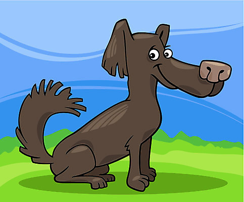 EPS 해외이미지 일러스트 앉기 사람없음 귀여움 강아지 만화 심플 해외202004 해외일러스트 컨셉 모션 반려동물 개 파일형식 벡터 이미지허브