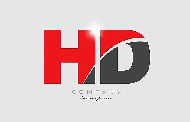 EPS 해외이미지 모양 템플릿 디자인 알파벳 백그라운드 일러스트 회사 비즈니스 빨간색 반짝임 회색 편지 심볼 신분 D H 엘리먼트 활자 해외202004 해외일러스트 영어 컬러 모션 활자판 파일형식 벡터 이미지허브