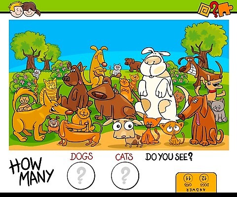 EPS 해외이미지 동물 캐릭터 디자인 공원 교육 어린이 일러스트 학교 취미 그래픽 반려동물 숫자 고양이 유치원 게임 수학 퍼즐 그룹 계산 개 강아지 어플리케이션 만화 검색 준비 그림 해결 송곳니 많음 해외202004 해외일러스트 일러캐릭터 문자 공공시설 컨셉 포유류 교과목 놀이 사람 치아 파일형식 벡터 이미지허브