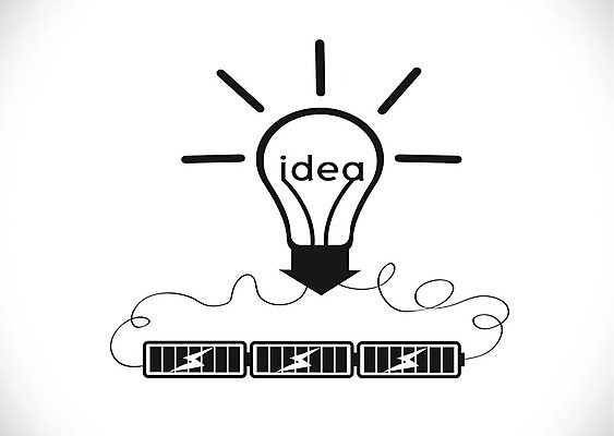 EPS 해외이미지 디자인 컨셉 생각 일러스트 비즈니스 전구 아이디어 빛 힘 에너지 화물 가득함 심볼 사인 긍정 연료 충전 고립 베터리 충전기 공급 획기적 해외202004 해외일러스트 기계 운송업 파일형식 벡터 이미지허브