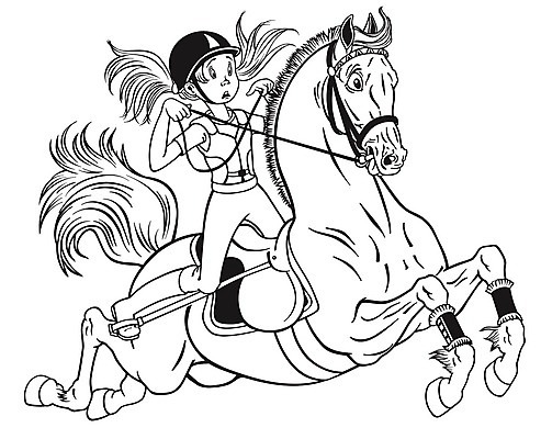 EPS 해외이미지 동물 어린이 스포츠 일러스트 흑백 달리기 농장 점프 장비 승마 승차 만화 조랑말 고립 라이더 해외202004 해외일러스트 농업 모션 촬영기법 사람 말_동물 파일형식 벡터 이미지허브