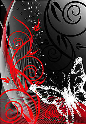 EPS 해외이미지 디자인 나비 곤충 백그라운드 꽃무늬 일러스트 추상 장식 해외202004 해외일러스트 동물 꽃 무늬 파일형식 벡터 이미지허브