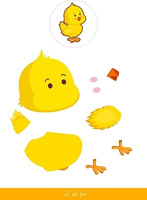 EPS 해외이미지 어린이교육 교육 일러스트 병아리 미술 사람없음 그림 유아교육 학습지 해외202004 해외일러스트 조류 문화예술 교재 파일형식 벡터 이미지허브