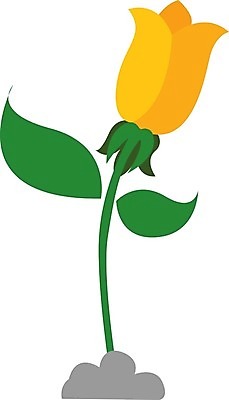 EPS 해외이미지 클립아트 모양 꽃 줄기 백그라운드 잎 2 일러스트 초록색 세트 노란색 흙 성장 흰색 그림 고립 스카우트 해외202004 해외일러스트 식물 컬러 파일형식 벡터 이미지허브
