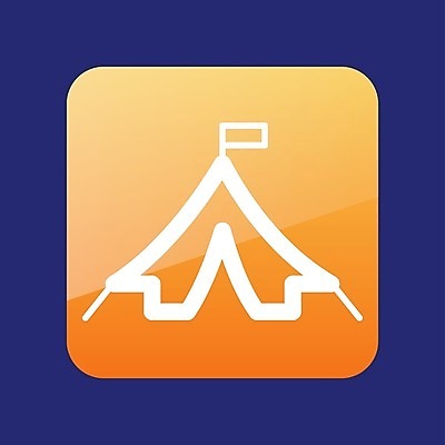 EPS 해외이미지 일러스트 텐트 사람없음 캠핑 해외202004 해외일러스트 레저 캠핑도구 파일형식 벡터 이미지허브